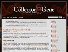 Tablet Screenshot of collectorgene.com